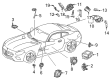 Diagram for Mercedes-Benz Metris Car Speakers - 447-827-10-60-64