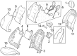Diagram for Mercedes-Benz EQE 350+ SUV Seat Cushion - 297-800-42-00