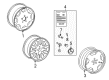 Diagram for Mercedes-Benz E420 Wheel Cover - 6-6-47-0134