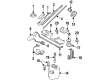 Diagram for Mercedes-Benz 600SL Windshield Washer Fluid Reservoir - 129-869-03-20