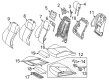 Diagram for Mercedes-Benz C300 Seat Cushion - 205-910-07-50