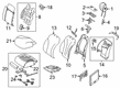 Diagram for Mercedes-Benz S560e Seat Cushion - 222-910-25-00