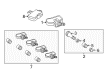 Diagram for Mercedes-Benz TPMS Sensor - 000-905-85-04