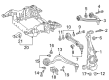 Diagram for Mercedes-Benz S450 Front Cross-Member - 222-620-03-87