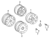 Diagram for Mercedes-Benz S350 Spare Wheel - 220-400-13-02