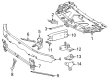 Diagram for Mercedes-Benz AMG GT 63 Bumper - 232-620-56-00