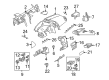 Diagram for Mercedes-Benz ML350 Instrument Cluster - 164-680-28-87-8K52