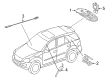 Diagram for Mercedes-Benz ML550 Antenna - 164-820-30-75
