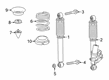 Diagram for Mercedes-Benz G580 Control Arm Bolt - 000000-002353-64