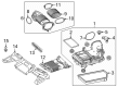 Diagram for Mercedes-Benz CLE53 AMG Air Duct - 256-094-14-00