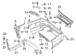 Diagram for Mercedes-Benz S560 Bumper Cover - 222-885-20-01-9999