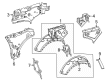 Diagram for Mercedes-Benz CLE53 AMG Fender Splash Shield - 236-630-50-02