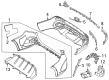 Diagram for Mercedes-Benz GLC63 AMG S E Performance Bumper - 254-885-90-01-9999