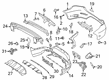 Diagram for Mercedes-Benz GLC63 AMG Bumper Cover - 253-885-59-06
