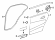 Diagram for Mercedes-Benz CLA250 Door Moldings - 117-735-03-82