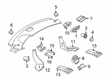 Diagram for Mercedes-Benz SL55 AMG Grille - 230-831-03-59-9116
