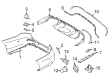 Diagram for Mercedes-Benz E53 AMG Bumper Cover - 213-885-44-05-9999