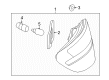 Diagram for Mercedes-Benz SLC43 AMG Tail Light - 172-906-62-00
