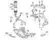 Diagram for Mercedes-Benz SL600 Axle Pivot Bushing - 220-330-86-07