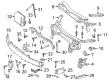 Diagram for Mercedes-Benz Headlight Cover - 002-984-60-29