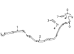 Diagram for Mercedes-Benz GL350 A/C Hose - 166-830-96-00
