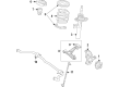 Diagram for Mercedes-Benz GLB250 Strut Housing - 247-323-70-00