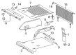 Diagram for Mercedes-Benz G55 AMG Wheelhouse - 463-680-21-42-7088