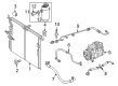Diagram for Mercedes-Benz G65 AMG A/C Condenser - 463-500-06-54
