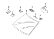 Diagram for Mercedes-Benz CL550 Car Mirror - 221-810-37-17-9051