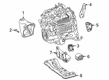 Diagram for Mercedes-Benz E53 AMG Engine Mount - 654-223-01-00