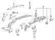 Diagram for Mercedes-Benz CLK430 Grille - 208-831-01-58