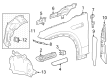 Diagram for Mercedes-Benz EQE SUV AMG Weather Strip - 294-885-78-00