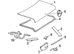Diagram for Mercedes-Benz 350SDL Emblem - 126-817-29-15