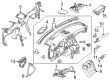 Diagram for Mercedes-Benz GLC350e Instrument Cluster - 253-680-34-02-1C88