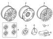 Diagram for Mercedes-Benz G550 Wheel Bearing Dust Cap - 000-400-43-00-7F24