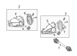 Diagram for Mercedes-Benz CLK500 Differential - 209-350-07-14-80