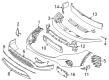 Diagram for Mercedes-Benz EQB 300 Grille - 243-880-17-02