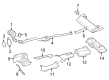 Diagram for Mercedes-Benz Exhaust Pipe - 253-490-44-01