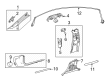 Diagram for Mercedes-Benz EQE 500 Pillar Panels - 295-690-50-00-9H93