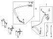 Diagram for Mercedes-Benz S400 Seat Belt - 221-860-25-85-8K64