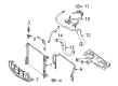 Diagram for Mercedes-Benz C300 Radiator - 204-500-22-03