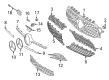 Diagram for Mercedes-Benz Emblem - 000-888-00-00