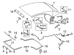 Diagram for Mercedes-Benz C63 AMG S Sunroof Motor - 217-906-91-00