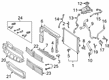 Diagram for Mercedes-Benz CLA35 AMG Radiator Support - 247-505-00-00