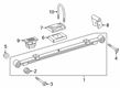 Diagram for Mercedes-Benz eSprinter Axle Beam Mount - 906-324-00-50