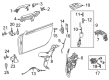 Diagram for Mercedes-Benz Rear Door Striker - 099-723-04-00