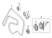 Diagram for Mercedes-Benz Sprinter 2500 Drive Belt - 002-993-32-96