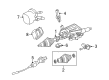 Diagram for Mercedes-Benz Windshield Wiper Switch - 205-900-08-13-9051