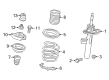 Diagram for Mercedes-Benz GLA35 AMG Strut Housing - 247-323-84-00