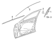 Diagram for Mercedes-Benz E300 Door Moldings - 213-720-02-12